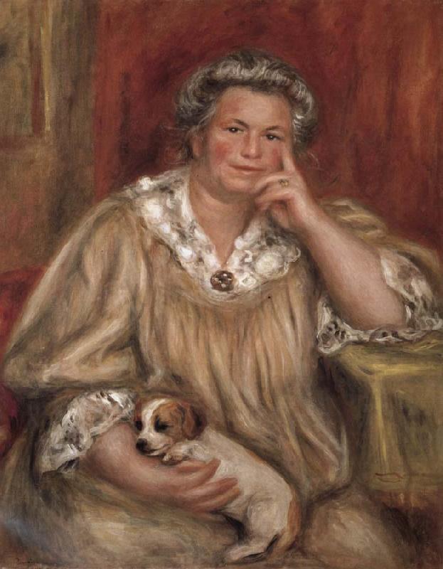 Pierre Renoir Madame Renoirand Bob oil painting image